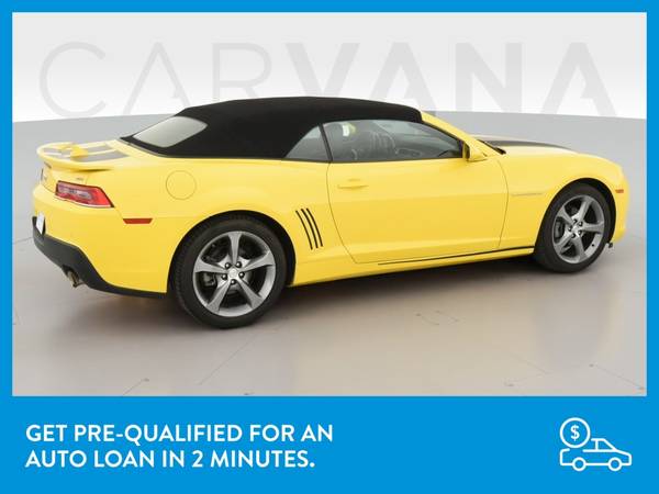 2014 Chevy Chevrolet Camaro LT Convertible 2D Convertible Yellow for sale in NEWARK, NY – photo 9