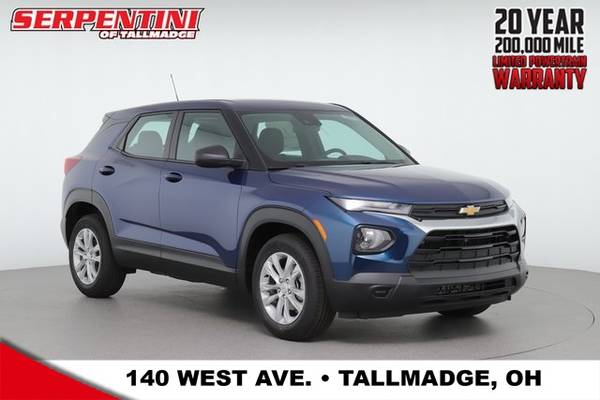 2021 Chevy Chevrolet TrailBlazer LS suv Pacific Blue Metallic - cars... for sale in Tallmadge, OH – photo 3