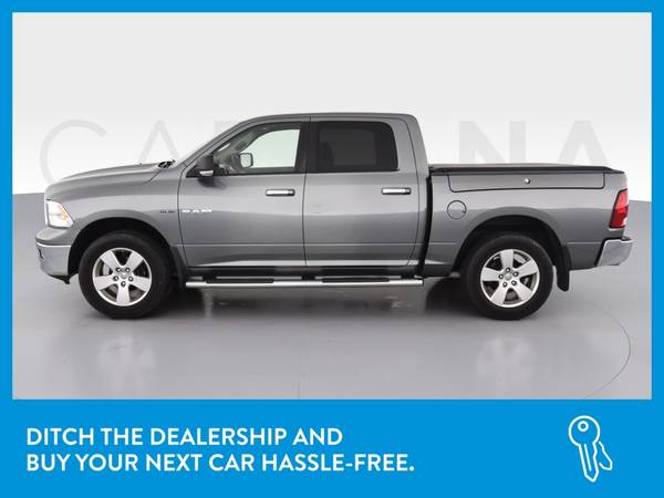 2009 Dodge 1500 Crew Cab SLT Pickup 4D 5 1/2 ft pickup Gray for sale in Washington, District Of Columbia – photo 4