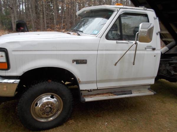 F350 4x4 diesel dump w/ plow - cars & trucks - by owner - vehicle... for sale in Bennington, NH – photo 3