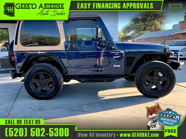 2001 Jeep WRANGLER/TJ for 13, 495 or 208 per month! - cars & for sale in Tucson, AZ – photo 8