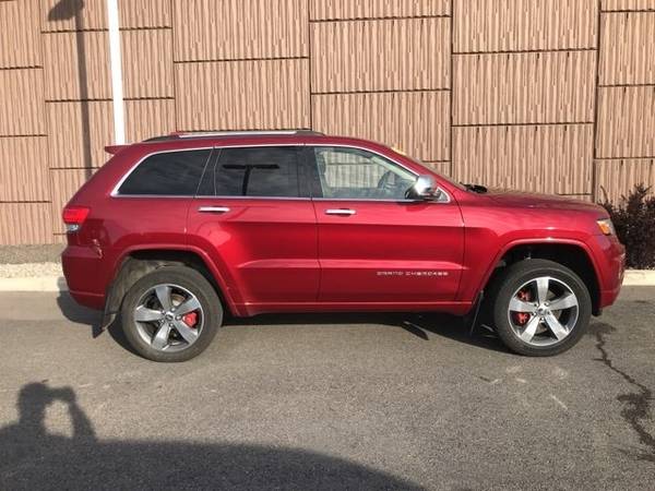 2015 Jeep Grand Cherokee Overland hatchback Deep Cherry Red Crystal for sale in Post Falls, ID – photo 5