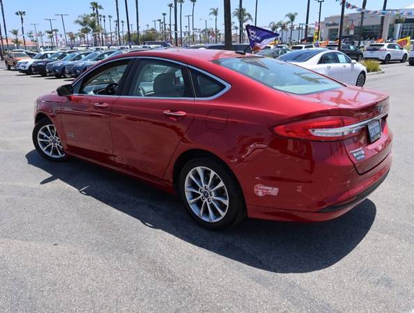 2018 Ford Fusion Energi SE sedan RUBY RED - - by for sale in Oxnard, CA – photo 4