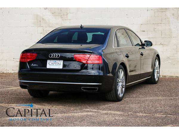 2013 A8 L Quattro 4.0T V8 w/Night Vision, Tons of Technology! 20" Rims for sale in Eau Claire, MN – photo 12