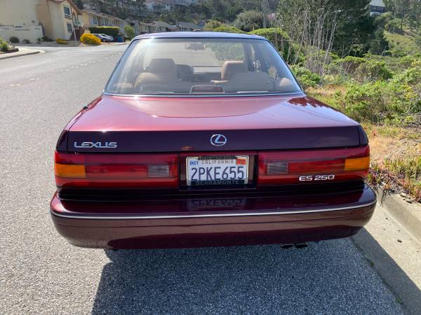 1990 Lexus ES 250 FOR SALE or TRADE for sale in San Bruno, CA – photo 8