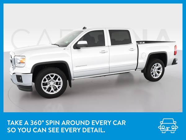 2014 GMC Sierra 1500 Crew Cab SLT Pickup 4D 5 3/4 ft pickup Silver for sale in Brooklyn, NY – photo 3