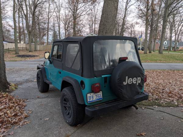 1997 Jeep Wrangler 2.4L - cars & trucks - by owner - vehicle... for sale in Temperance, OH – photo 2
