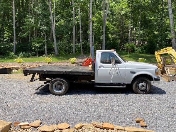 1997 ford F350 Dually flatbed - cars & trucks - by owner - vehicle... for sale in Asheville, NC – photo 4