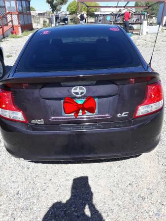 2013 maroon manual Scion tc with spoiler for sale in Belen, WA – photo 4
