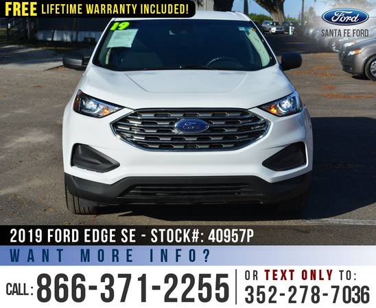 2019 FORD EDGE SE Ecoboost - Backup Camera - Tinted Windows for sale in Alachua, FL – photo 2