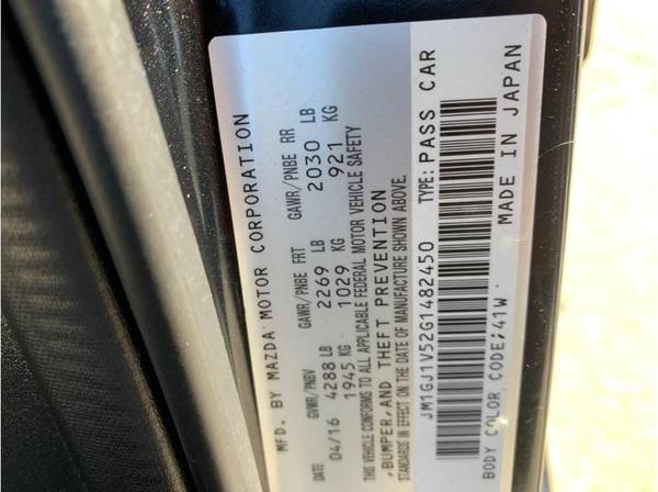 2016 MAZDA MAZDA6 i Touring Sedan 4D for sale in Escondido, CA – photo 20