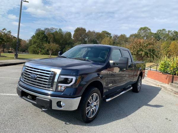 2014 Ford F-150 Blue 4WD F150 Crew Cab Low Miles Leather Longbed for sale in Douglasville, AL – photo 17