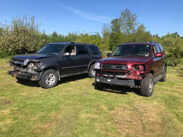 2005 and 2004 Toyota Sequoia projects for sale in Black Diamond, WA