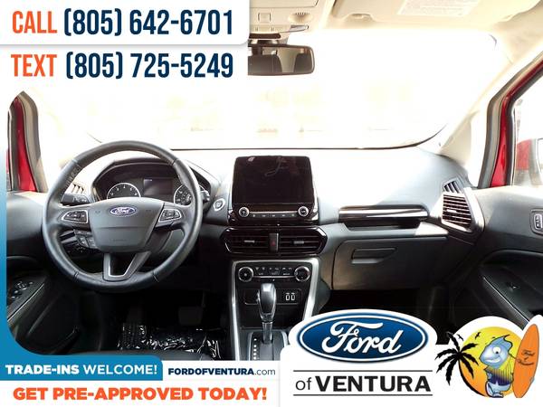 317/mo - 2019 Ford EcoSport Titanium - - by dealer for sale in Ventura, CA – photo 11