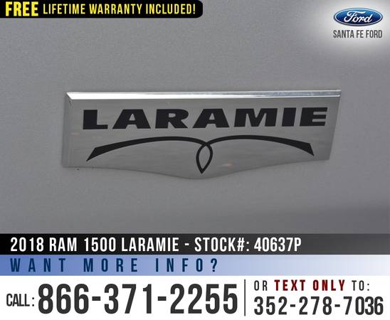 2018 Ram 1500 Laramie 4WD *** Leather Seats, Bluetooth, SiriusXM ***... for sale in Alachua, AL – photo 21