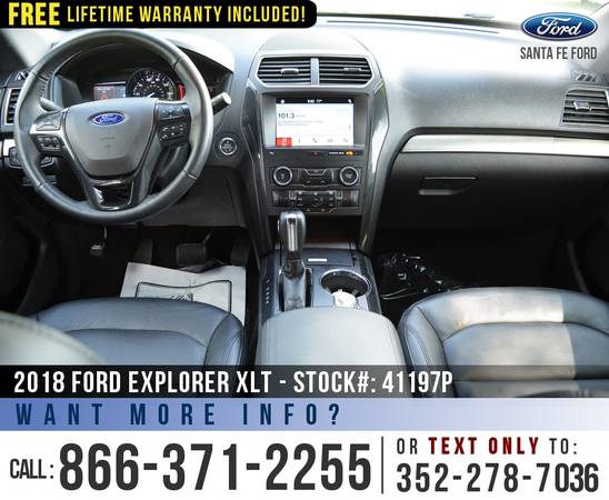 2018 Ford Explorer XLT Leather Seats - Bluetooth for sale in Alachua, FL – photo 13