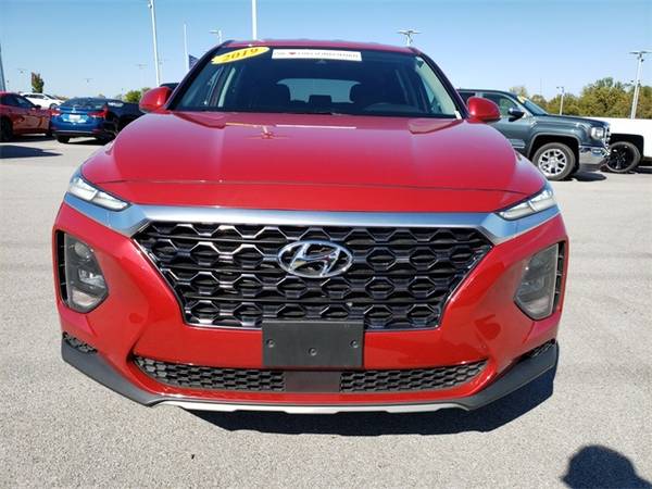 2019 Hyundai Santa Fe SE 2.4 suv Scarlet Red for sale in Fayetteville, AR – photo 2
