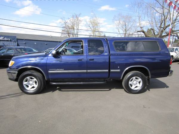2000 Toyota Tundra Access Cab V8 Auto SR5 4X4 BLUE 2 OWNER CANOPY for sale in Milwaukie, OR – photo 10