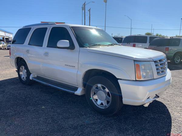 WHITE 2002 CADILLAC ESCALADE for $700 Down for sale in 79412, TX – photo 3