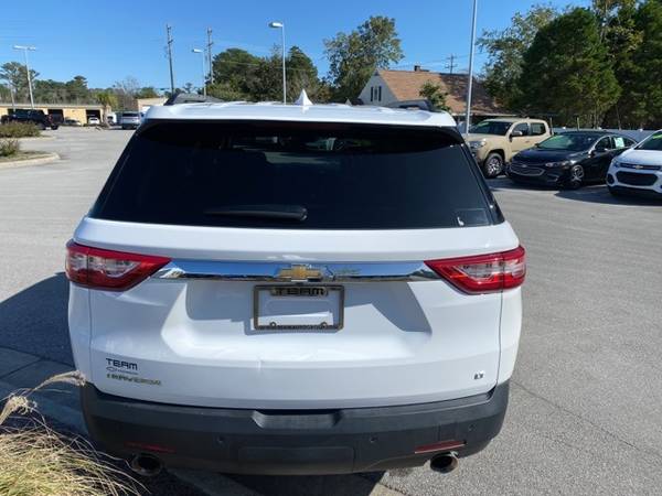 2019 Chevy Chevrolet Traverse LT suv White - cars & trucks - by... for sale in Goldsboro, NC – photo 7