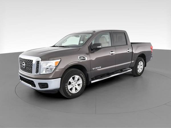 2017 Nissan Titan Crew Cab SV Pickup 4D 5 1/2 ft pickup Brown - -... for sale in Chicago, IL – photo 3