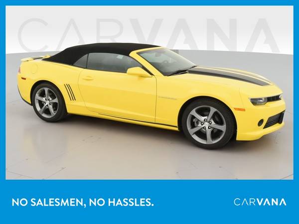 2014 Chevy Chevrolet Camaro LT Convertible 2D Convertible Yellow for sale in Stillwater, OK – photo 11