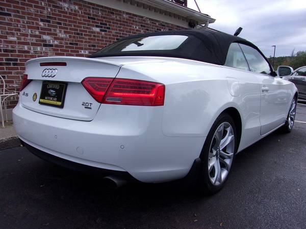 2014 Audi A5 2.0T AWD Conv, 79k Miles, Auto, White/Tan, Navi, Clean! for sale in Franklin, VT – photo 11