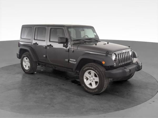 2017 Jeep Wrangler Unlimited Sport SUV 4D suv Black - FINANCE ONLINE... for sale in Palmdale, CA – photo 15