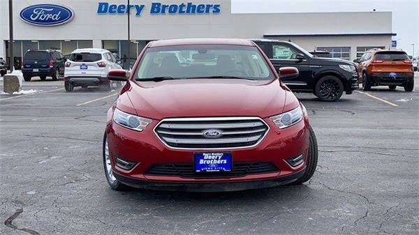 2017 Ford Taurus SEL sedan Red - - by dealer - vehicle for sale in Iowa City, IA – photo 23