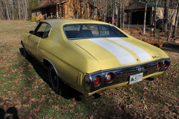 1972 Chevrolet Chevelle SS 454 - cars & trucks - by owner - vehicle... for sale in Heber Springs, FL – photo 6