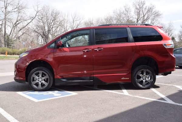 2017 Toyota Sienna SE FWD 8-Passenger RED - - by for sale in Denver, NM – photo 9