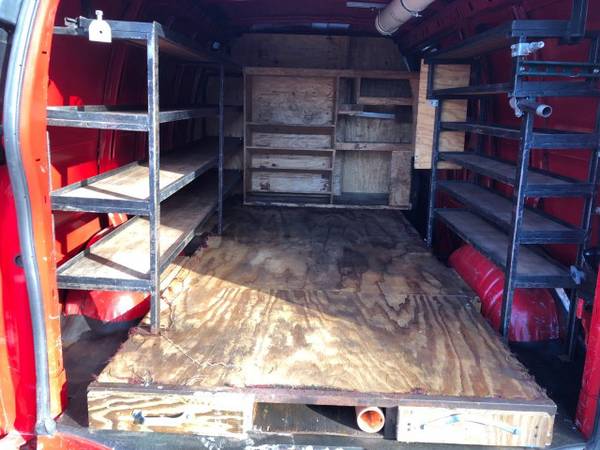 GMC Savana Cargo 3500 Utility Work Cargo Racks Bins Used Chevy Vans for sale in Columbia, SC – photo 13