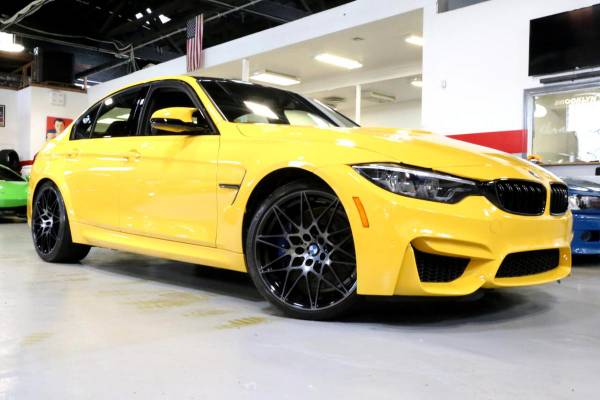 2018 BMW M3 Competition Package Individual Color Speed Yellow for sale in STATEN ISLAND, NY – photo 23