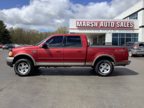 Reliable! 2002 Ford F-150! 4x4! Lariat! Crew Cab! Clean Carfax! for sale in Ortonville, MI – photo 2