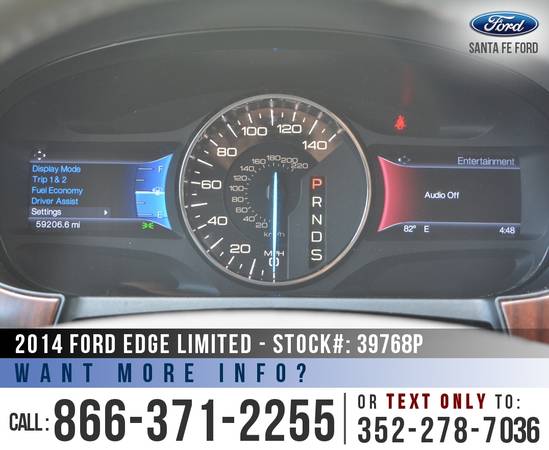 *** 2014 FORD EDGE LIMITED SUV *** Cruise - Leather Seats - SYNC for sale in Alachua, FL – photo 16