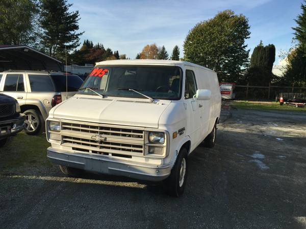 Chevy Work Van , Lo miles , Sale - cars & trucks - by dealer -... for sale in Burlington, WA – photo 5
