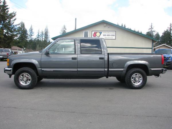 1999 GMC Sierra 2500 Crew Cab 4dr 154 5 WB 4WD - - by for sale in Roy, WA – photo 9