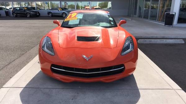 2019 Chevy Chevrolet Corvette 1LT Convertible Orange for sale in Reno, NV – photo 2