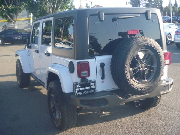 2016 Jeep Wrangler Unlimited Sahara 4WD White GOOD OR BAD CREDIT! for sale in Hayward, CA – photo 5