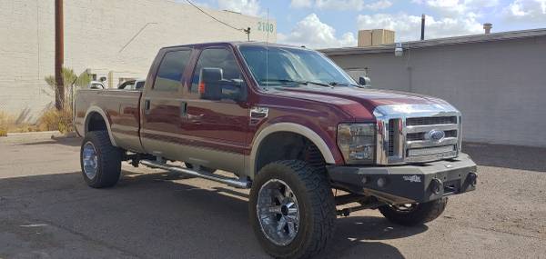 2008 FORD F-350 CREW CAB LIFTED 4X4 DIESEL F350 for sale in Phoenix, AZ – photo 2