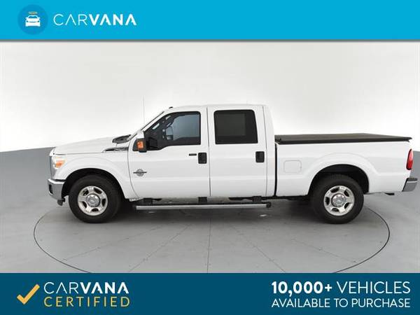 2011 Ford F250 Super Duty Crew Cab XLT Pickup 4D 6 3/4 ft pickup White for sale in Cleveland, OH – photo 7