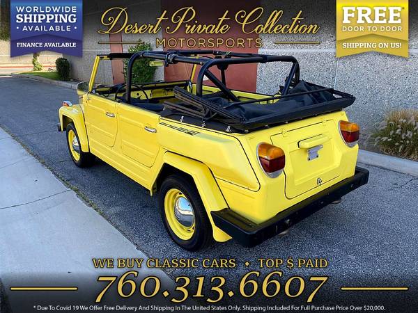 1973 Volkswagen Thing Type 181 Convertible, removable roll bar Wagon for sale in Other, NC – photo 4