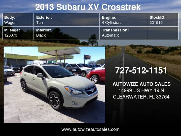 2013 Subaru XV Crosstrek Limited AWD 2 0L - - by for sale in Clearwater, FL – photo 8