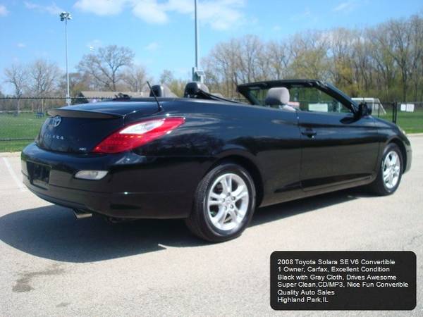 2008 Toyota Camry Solara SE Convertible - - by dealer for sale in Highland Park, IL – photo 18