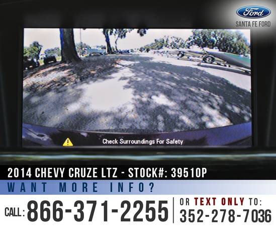 ‘14 Chevy Cruze LTZ *** Bluetooth, SiriusXM, Onstar, Remote Start *** for sale in Alachua, FL – photo 13