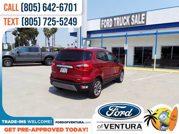 317/mo - 2019 Ford EcoSport Titanium - - by dealer for sale in Ventura, CA – photo 7