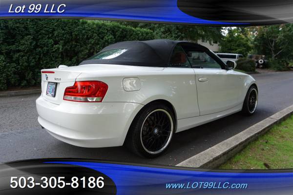 2012 BMW 1 Series 128i Convertible **RED INTERIOR** Navigation Heated for sale in Milwaukie, OR – photo 8