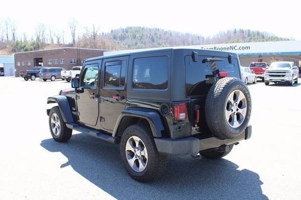 2017 Jeep Wrangler Unlimited Sahara suv Black - - by for sale in Boone, NC – photo 6
