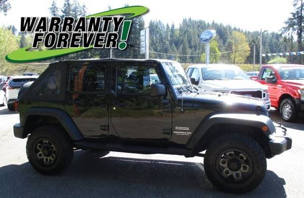 2015 *Jeep* *Wrangler* *Unlimited* Convertible Black Clearcoat for sale in Shelton, WA – photo 8