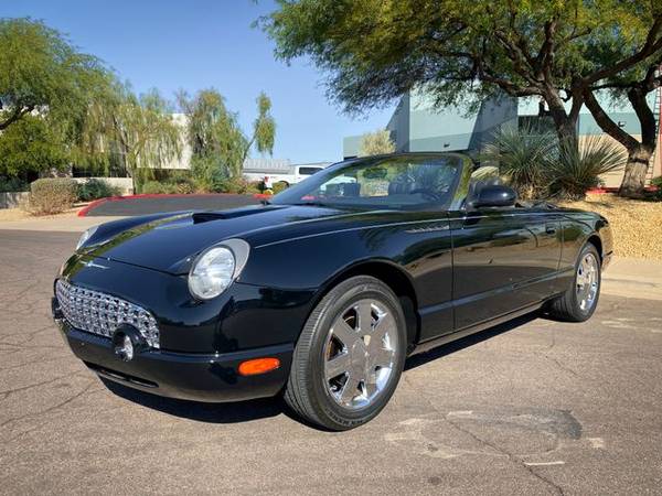 2002 Ford Thunderbird - Convertible - Clean Carfax - Only 18k... for sale in Scottsdale, AZ – photo 2